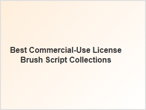 Discover the Best Commercial-Use Brush Script Collections