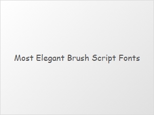 The Finest Brush Script Fonts for Elegant Typography