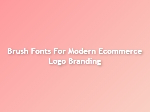Brush Fonts for Modern Ecommerce Branding